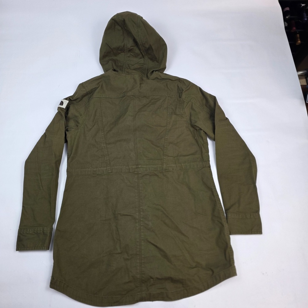 The North Face Jacket Womens Medium Green‎ Utility Full Zip Cargo Hooded - Picture 5 of 5